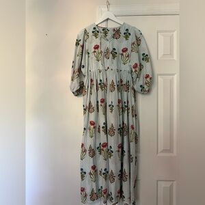 Handmade block print dress